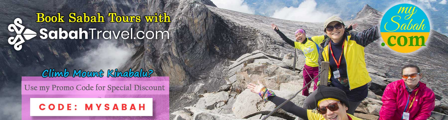 Tour package to climb Mount Kinabalu