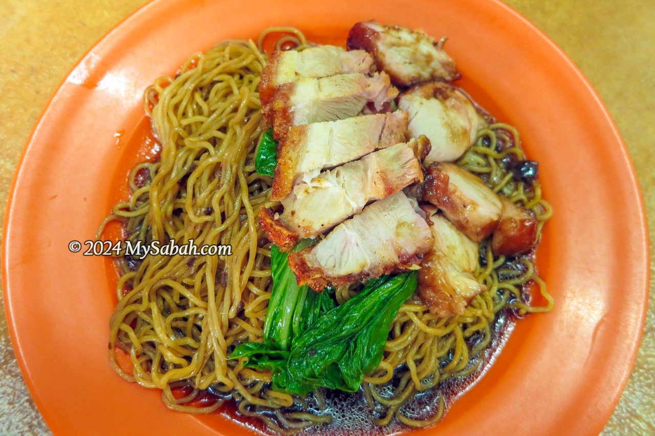 A typical Kolo Mee of Sabah