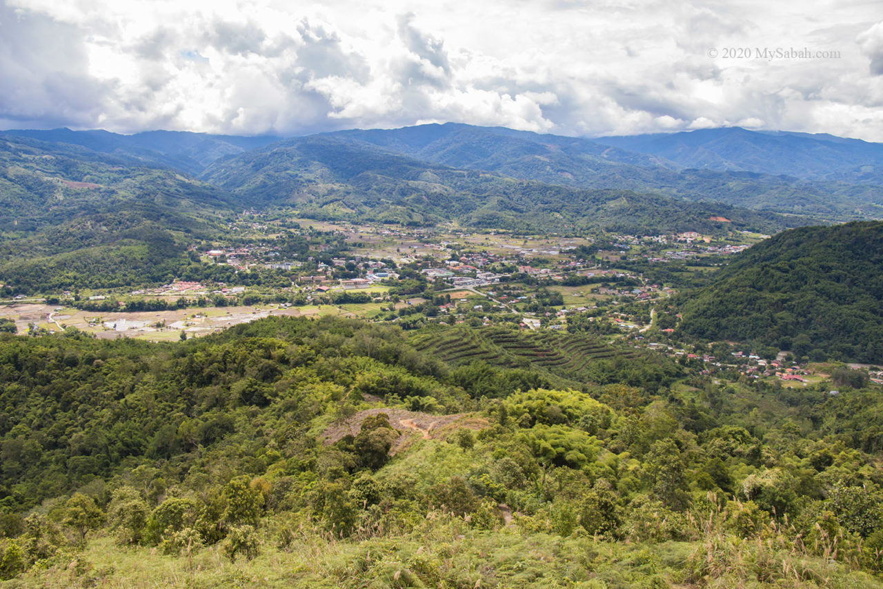 Tambunan Viewing Point (Sinurambi Tower) in Greenest Valley of Sabah ...