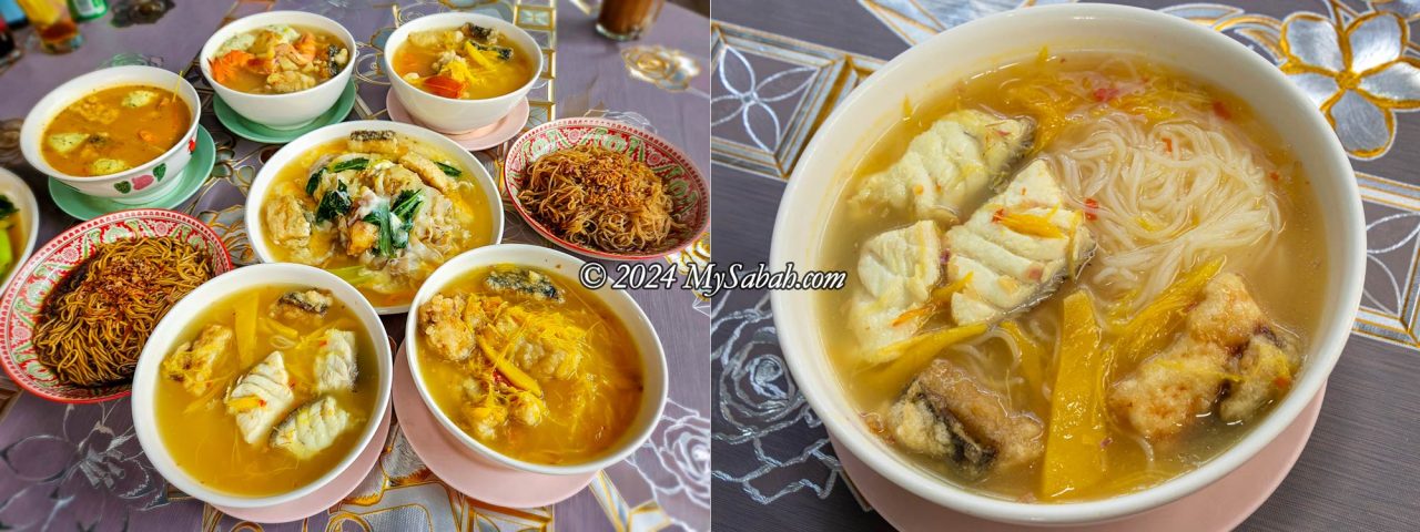 Seafood noodles of Ah Ken Asam Padas