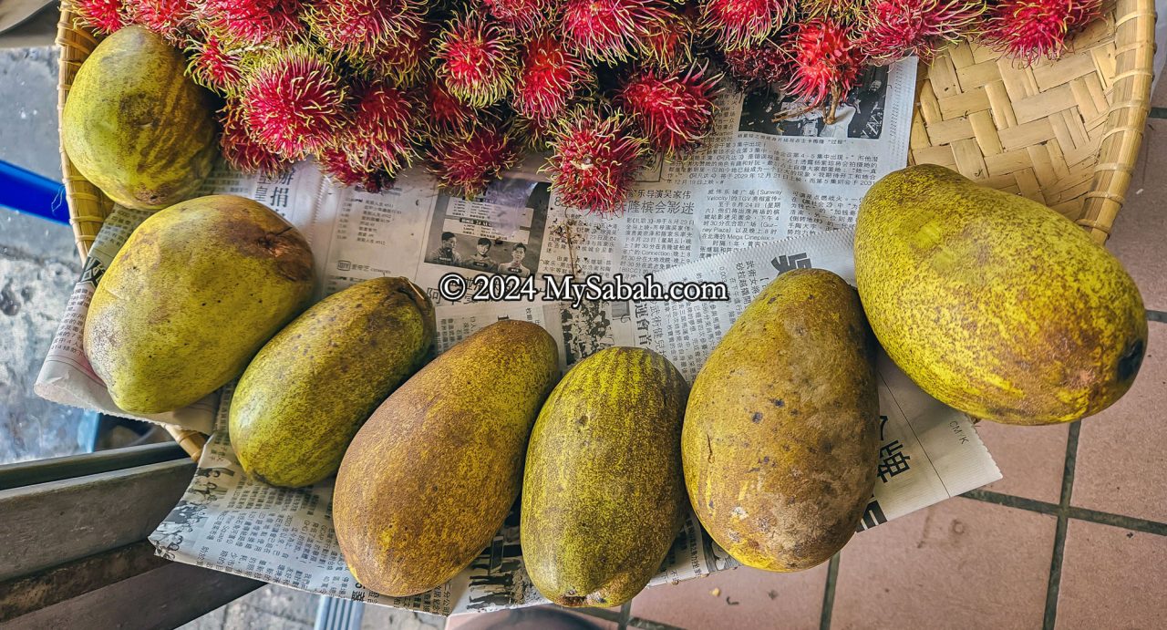 Beluno for sale in the market of Sabah