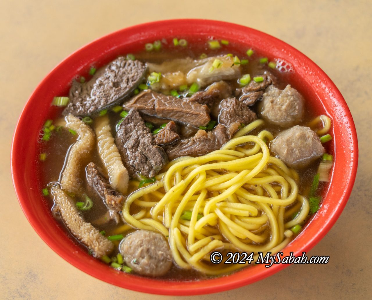 Ngiu Chap (Beef Noodle) of Kedai Kopi Loi Hin (来兴茶室)